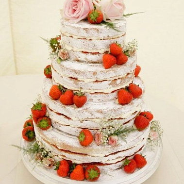 Торт клубничные розы купить - cтупино.сладкоежкин.рф