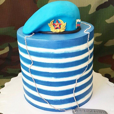 Торт "ВДВ Тельняшка" купить - cтупино.сладкоежкин.рф