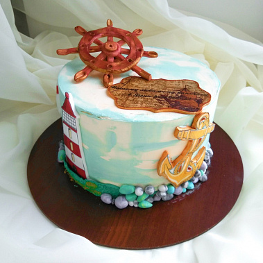 Торт "Нашему капитану" купить - cтупино.сладкоежкин.рф