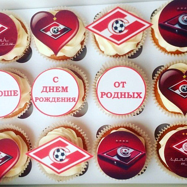 Капкейки "Спартак" купить - cтупино.сладкоежкин.рф