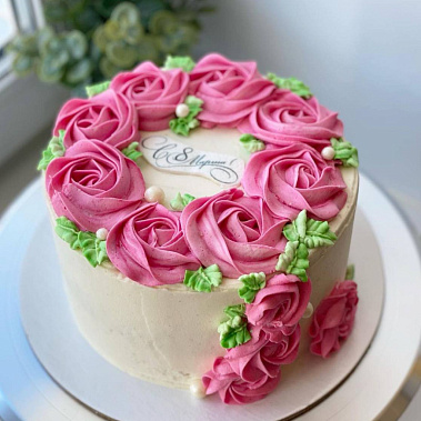 "Розовый венок" купить - cтупино.сладкоежкин.рф